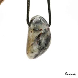 Astrophyllite - Pendentif pierre percée - N°8555.1 • pendentif en astrophyllite n°8555.1 1 1 Astrophyllite pierre pendentif