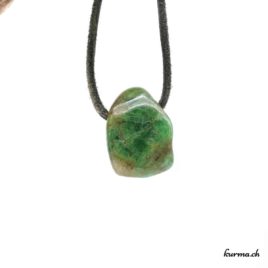 Grenat tsavorite - Pendentif pierre percée - N°8494.1 • pendentif en grenat tsavorite n°8494.1 2 Grenat tsavorite pendentif pierre percée