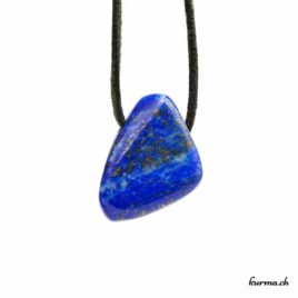 Lapis-lazuli - Pendentif pierre percée - N°5458.2 • pendentif en lapis lazuli n°5458.2 2 1 Lapis-lazuli – Pendentif pierre percée – N°5458.2