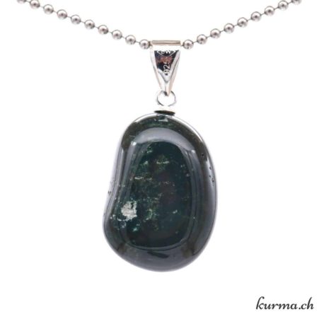Héliotrope (Jaspe sanguin) bijou en argent 925