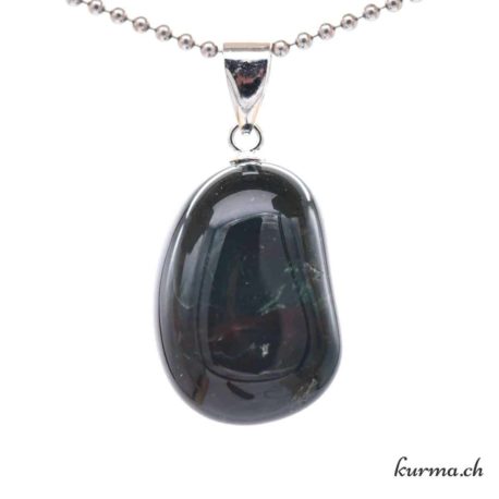 Héliotrope (Jaspe sanguin) bijou en argent 925