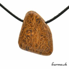 Jaspe serpent - Pendentif pierre percée - N°8484.2 • pendentif jaspe serpent no8484.2 1 1 Jaspe serpent pendentif pierre