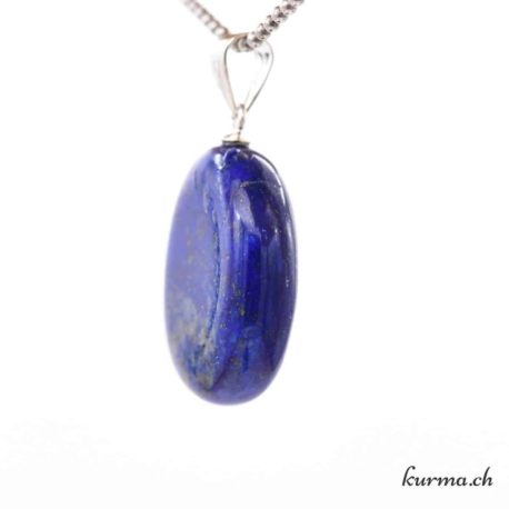 Pendentif Lapis Lazuli avec boucle en argent - N°8830.9-2 disponible dans la boutique en ligne Kûrma. Votre magasin de pierre et minéraux en suisse