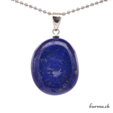 Pendentif Lapis Lazuli avec boucle en argent - N°8830.9-3 disponible dans la boutique en ligne Kûrma. Votre magasin de pierre et minéraux en suisse