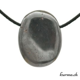 Magnétite - Pendentif pierre percée - N°8471.2 • pendentif magnetite no 8471.2 1 1 Magnétite pendentif pierre