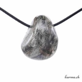Quartz Actinolite - Collier en pierre percée