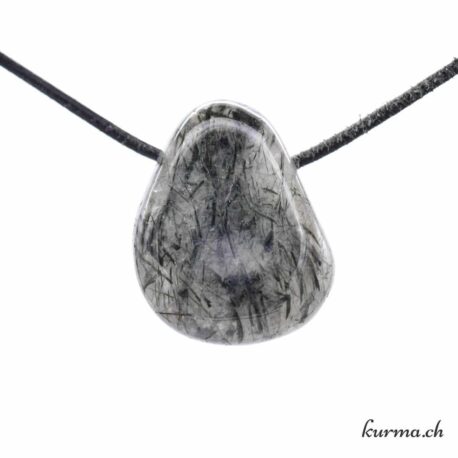 Quartz Actinolite - Collier en pierre percée