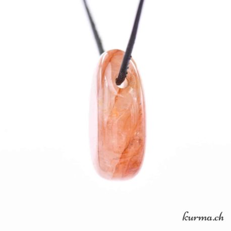 Pendentif Quartz Hématoïde - Nº8463.9-2 disponible dans la boutique en ligne Kûrma. Votre magasin de pierre et minéraux en suisse