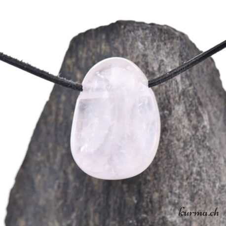 Quartz lavande - Bijou en pierre percée