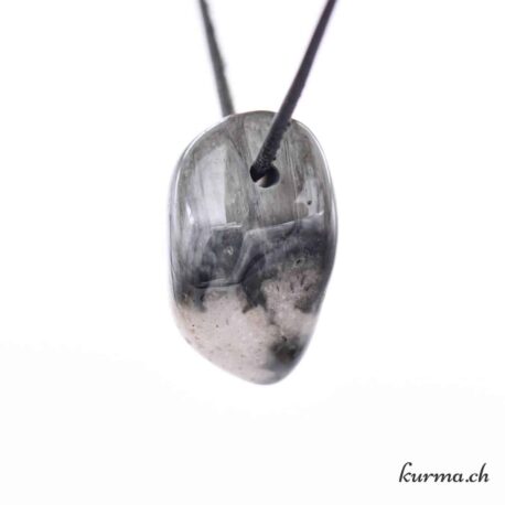 Quartz Oeil-de-chat - Pendentif minéraux percée