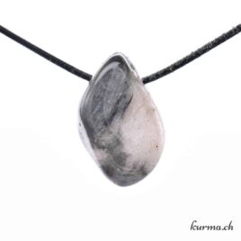 Quartz Oeil-de-chat - Pendentif minéraux percée