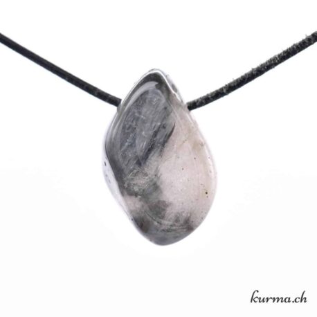 Quartz Oeil-de-chat - Pendentif minéraux percée