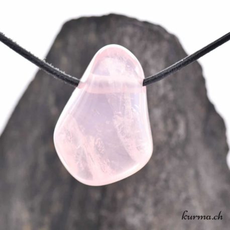 Quarzo rosa - Collana di pietre forate
