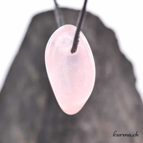 Quarzo rosa - Collana di pietre forate