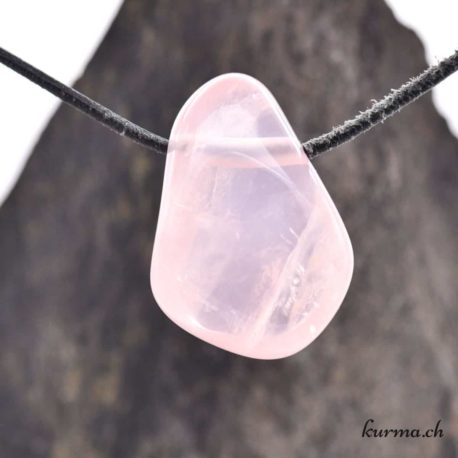 Quarzo rosa - Collana di pietre forate