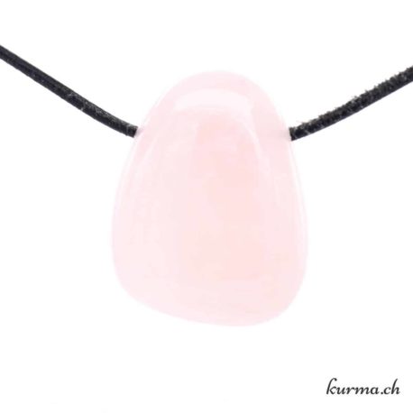 Pendentif Quartz Rose - Nº7093.10-3 disponible dans la boutique en ligne Kûrma. Votre magasin de pierre et minéraux en suisse