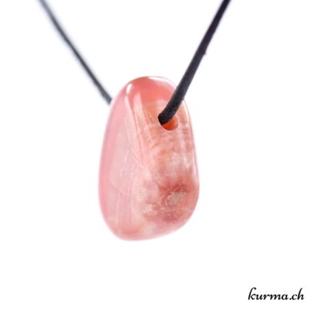 Pendentif Rhodocrosite - N°10546.3-2 disponible dans la boutique en ligne Kûrma. Votre bijouterie Suisse en ligne.