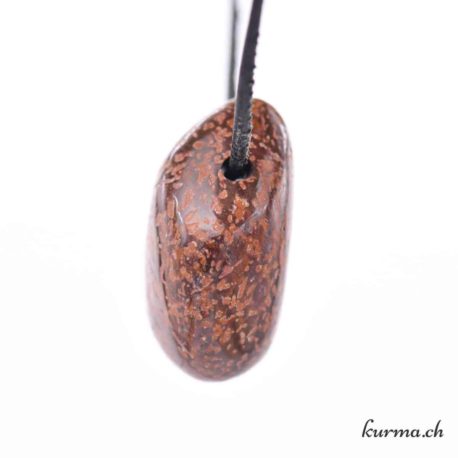 Pendentif Rhyolite Brune - Nº10281.7-2 disponible dans la boutique en ligne Kûrma. Votre magasin de pierre et minéraux en suisse