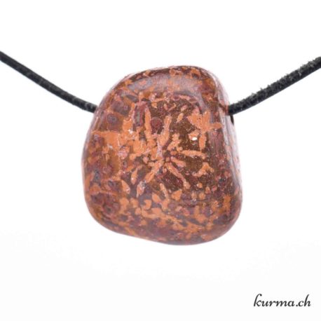 Pendentif Rhyolite Brune - Nº10281.8-3 disponible dans la boutique en ligne Kûrma. Votre magasin de pierre et minéraux en suisse