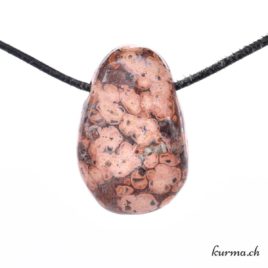 Rhyolite léopard – Pendentif minéraux percée – N°10279.10