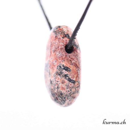 Pendentif Rhyolite Léopard - Nº10279.8-2 disponible dans la boutique en ligne Kûrma. Votre magasin de pierre et minéraux en suisse
