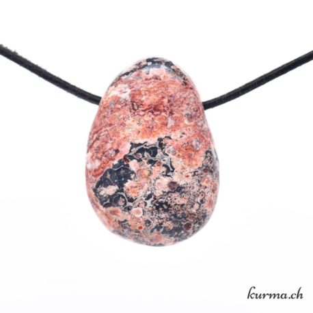 Pendentif Rhyolite Léopard - Nº10279.8-3 disponible dans la boutique en ligne Kûrma. Votre magasin de pierre et minéraux en suisse