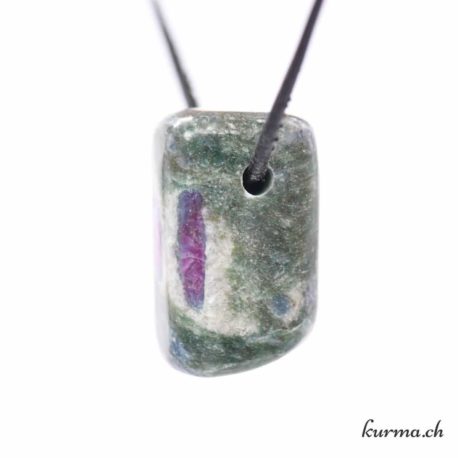 Pendentif Rubis Fuchsite - Nº7134.11-2 disponible dans la boutique en ligne Kûrma. Votre magasin de pierre et minéraux en suisse