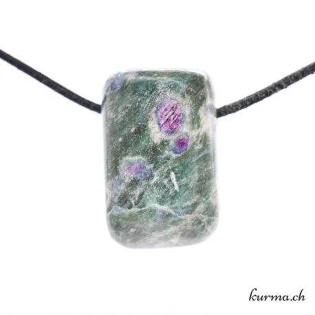 Pendentif Rubis Fuchsite - Nº7134.11-3 disponible dans la boutique en ligne Kûrma. Votre magasin de pierre et minéraux en suisse