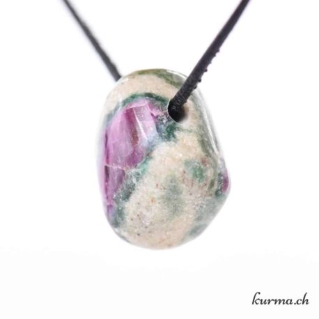 Pendentif Rubis Fuchsite - Nº7134.12-2 disponible dans la boutique en ligne Kûrma. Votre magasin de pierre et minéraux en suisse
