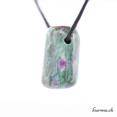 Pendentif Rubis Fuchsite - Nº7134.4-2 disponible dans la boutique en ligne Kûrma. Votre magasin de pierre et minéraux en suisse