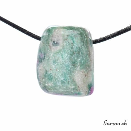Pendentif Rubis Fuchsite - Nº7134.4-3 disponible dans la boutique en ligne Kûrma. Votre magasin de pierre et minéraux en suisse
