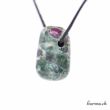 Pendentif Rubis Fuchsite - Nº7134.6-2 disponible dans la boutique en ligne Kûrma. Votre magasin de pierre et minéraux en suisse