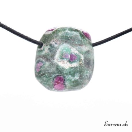 Pendentif Rubis Fuchsite - Nº7134.6-3 disponible dans la boutique en ligne Kûrma. Votre magasin de pierre et minéraux en suisse