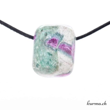 Pendentif Rubis Fuchsite - Nº7134.7-1 disponible dans la boutique en ligne Kûrma. Votre magasin de pierre et minéraux en suisse