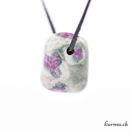 Pendentif Rubis Fuchsite - Nº7134.7-2 disponible dans la boutique en ligne Kûrma. Votre magasin de pierre et minéraux en suisse
