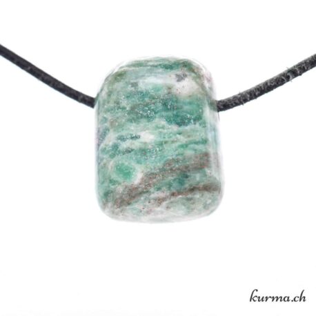 Rubis Fuchsite - Pendentif en pierre percée