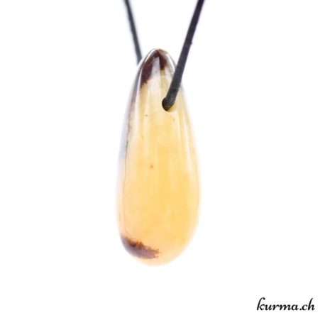 Pendentif Septaria Jaune - N°7213.12-2 disponible dans la boutique en ligne Kûrma. Votre bijouterie Suisse en ligne.