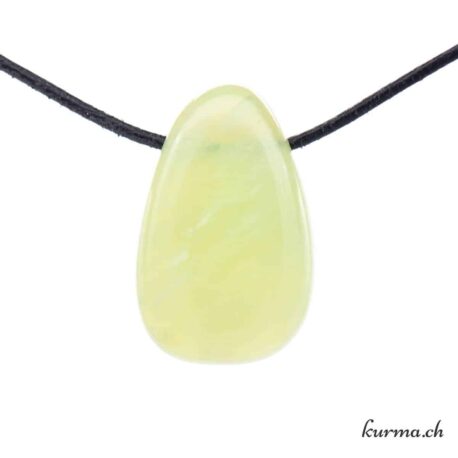 Serpentine - Jade de Chine - Collier en pierre percée
