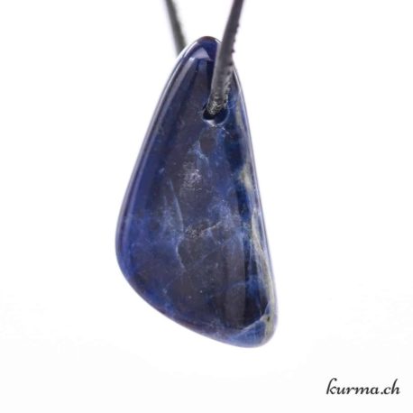 Pendentif Sodalite - Nº7913.4-2 disponible dans la boutique en ligne Kûrma. Votre magasin de pierre et minéraux en suisse