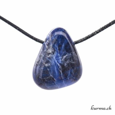 Pendentif Sodalite - Nº7913.5-3 disponible dans la boutique en ligne Kûrma. Votre magasin de pierre et minéraux en suisse