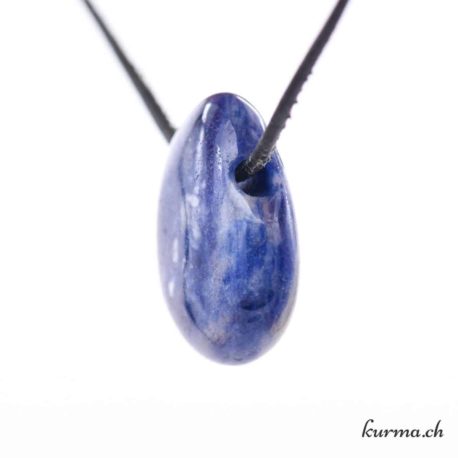 Pendentif Sodalite - Nº7913.7-2 disponible dans la boutique en ligne Kûrma. Votre magasin de pierre et minéraux en suisse