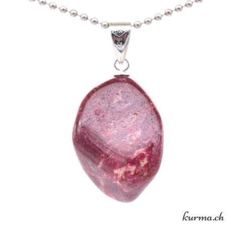 Thulite pendentif en argent 925