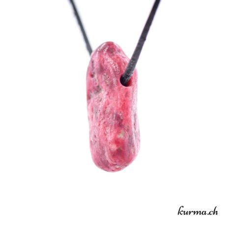 Pendentif Thulite - Piémontite - N°11793.2-2 disponible dans la boutique en ligne Kûrma. Votre bijouterie Suisse en ligne.