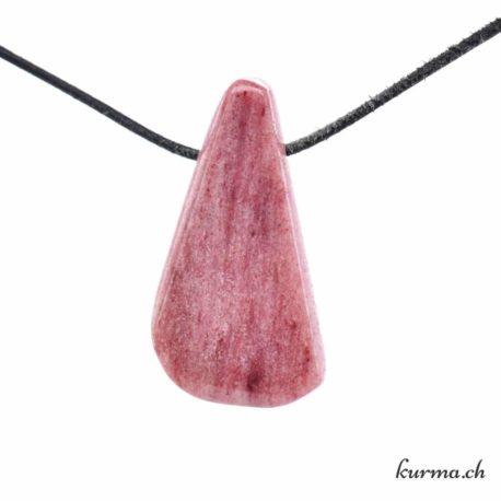Pendentif Thulite - Piémontite - Nº11793.6-3 disponible dans la boutique en ligne Kûrma. Votre magasin de pierre et minéraux en suisse