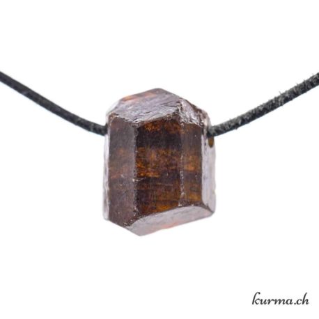 Tourmaline brune pierre percée pendentif vente