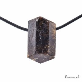 Tourmaline brune ''Dravite'' bijou en pierre roulée - N°11795.6 • pendentif tourmaline brune dravite no11795.6 1 Tourmaline brune bijou pierre roulée