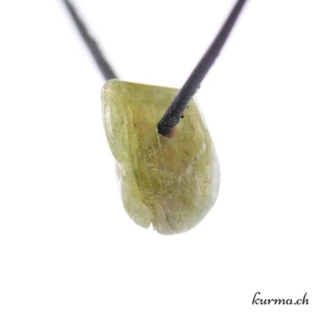 Tourmaline melon d’eau pendentif minéraux percée