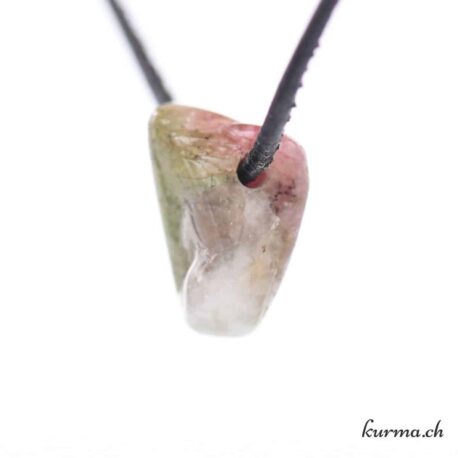 Tourmaline melon d’eau pendentif lithothérapie