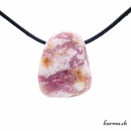 Pendentif Tourmaline Rose sur Granite - N°10555.3-3 disponible dans la boutique en ligne Kûrma. Votre bijouterie Suisse en ligne.