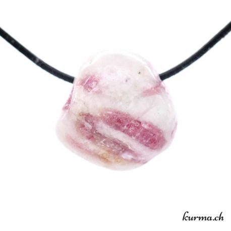 Pendentif Tourmaline Rose sur Granite - N°10555.6-3 disponible dans la boutique en ligne Kûrma. Votre bijouterie Suisse en ligne.
